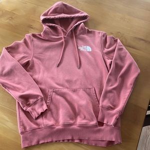 The NorthFace mens hooded sweatshirt.